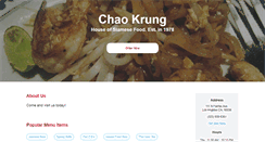 Desktop Screenshot of chaokrung.com